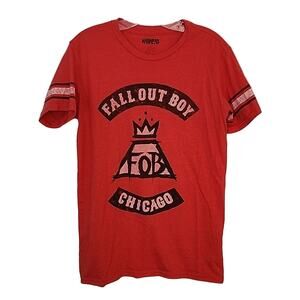 Manhead Fallout Boy Chicago Tee, Small